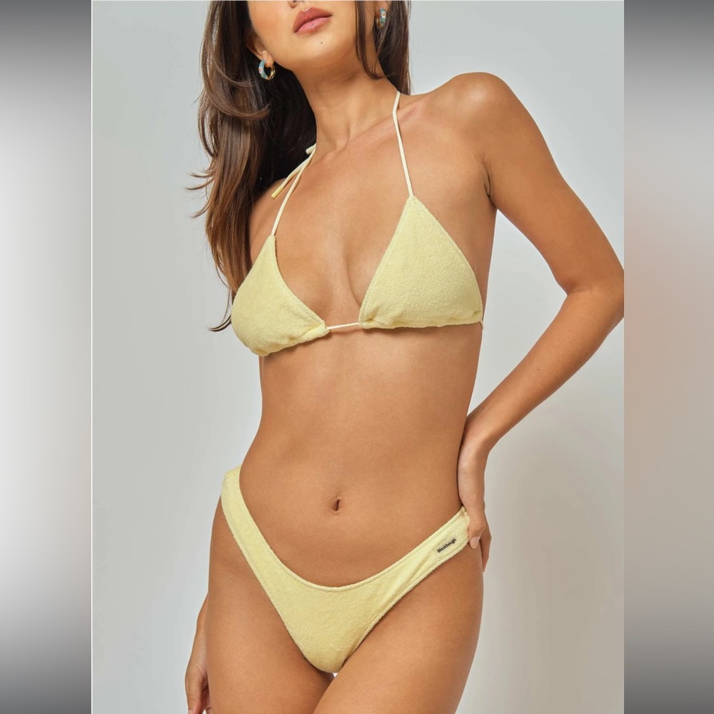 Blackbough Butter Terry Martini Bikini Set | Size XL